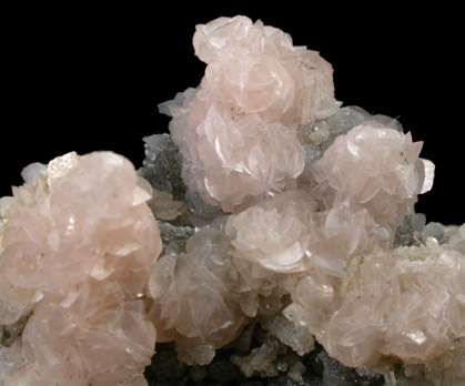 Smithsonite on Galena from Tsumeb Mine, Otavi-Bergland District, Oshikoto, Namibia