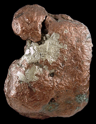 Silver and Copper var. Halfbreed from Keweenaw Peninsula, Lake Superior, Michigan