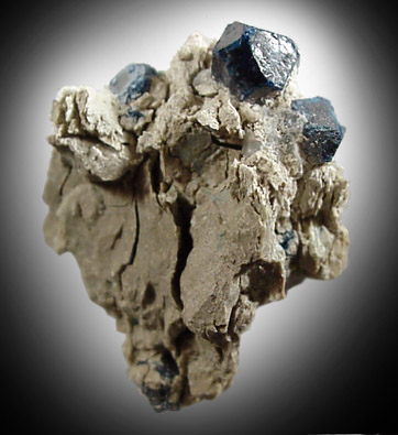 Boleite on Montmorillonite from Amelia Mine, Boleo District, near Santa Rosala, Baja California Sur, Mexico (Type Locality for Boleite)