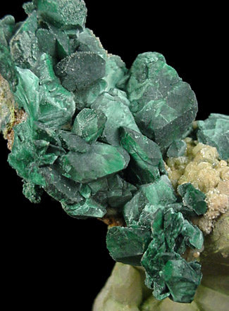 Malachite pseudomorph after Azurite from Tsumeb Mine, Otavi-Bergland District, Oshikoto, Namibia