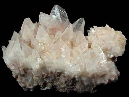 Calcite with Fishtail-Twin crystals from Devil's Corral, near Black Rock Desert, Humboldt County, Nevada