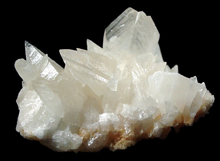 Calcite with Fishtail-Twin crystals from Devil's Corral, near Black Rock Desert, Humboldt County, Nevada