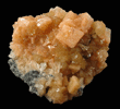 Chabazite on Stilbite from Sokolovskoe Iron Mine, west of Rudnyym, Kustany Oblast, Kazakhstan