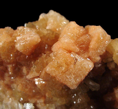 Chabazite on Stilbite from Sokolovskoe Iron Mine, west of Rudnyym, Kustany Oblast, Kazakhstan