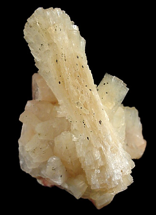 Stilbite on Heulandite from Amudikha River, Krasnoyaiskiy Region, West Siberia, Russia