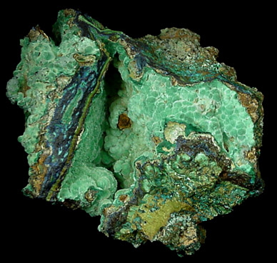 Malachite from Tsumeb Mine, Otavi-Bergland District, Oshikoto, Namibia