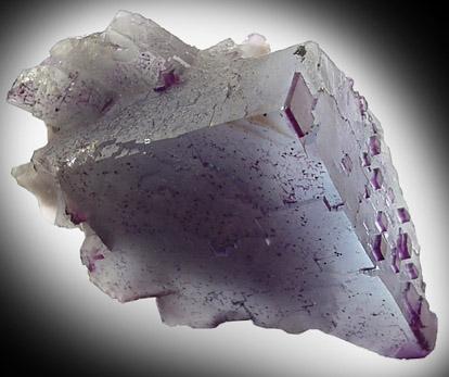 Fluorite from Denton Mine, Harris Creek District, Hardin County, Illinois