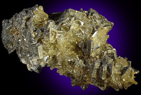 Barite with Calcite from Meikle Mine, Elko County, Nevada