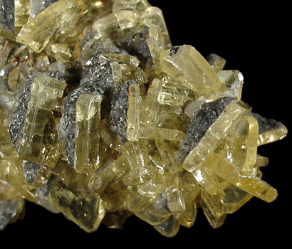 Barite with Calcite from Meikle Mine, Elko County, Nevada