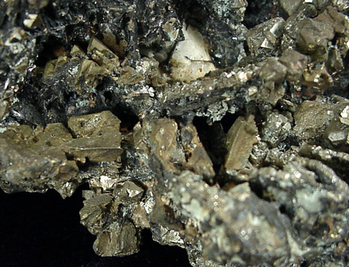 Chalcopyrite, Pyrite, Magnetite from French Creek Mines, St. Peters, Chester County, Pennsylvania