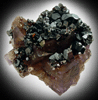 Sphalerite on Fluorite from Annabel Lee Mine, Cave-in-Rock District, Hardin County, Illinois