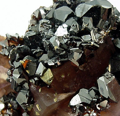 Sphalerite on Fluorite from Annabel Lee Mine, Cave-in-Rock District, Hardin County, Illinois