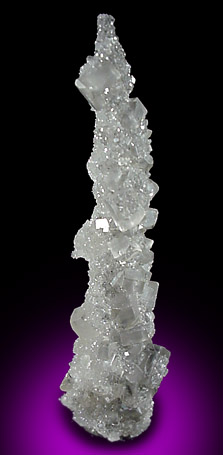 Quartz pseudomorph after Stibnite with Barite from 25-140 Drift, Murray Mine, Jerrit Canyon, Elko County, Nevada
