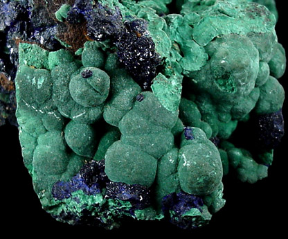 Malachite and Azurite from Copper Queen Mine, Bisbee, Cochise County, Arizona