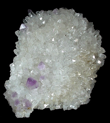 Quartz var. Amethyst Scepters from Kidder Lane east of Woodland Road, Southborough, Worcester County, Massachusetts