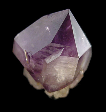 Quartz var. Amethyst from Kidder Lane east of Woodland Road, Southborough, Worcester County, Massachusetts