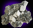 Tetrahedrite, Pyrite, Quartz, Calcite from Casapalca, Junin Province, Peru