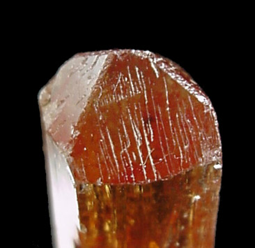 Topaz var. Imperial from Ouro Preto, Minas Gerais, Brazil