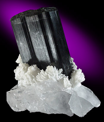 Schorl Tourmaline, Quartz, Albite from Bulochi, near Shengus, Skardu Road, Gilgit, Pakistan