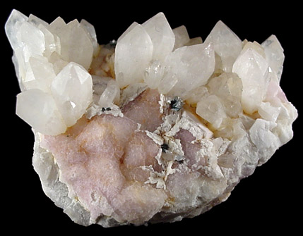 Fluorite and Quartz from Ten Strike Mine, Klondyke, Arizona