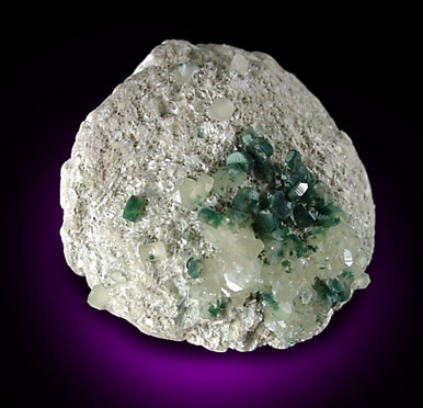 Apophyllite on Pectolite from Upper New Street Quarry, Paterson, Passaic County, New Jersey