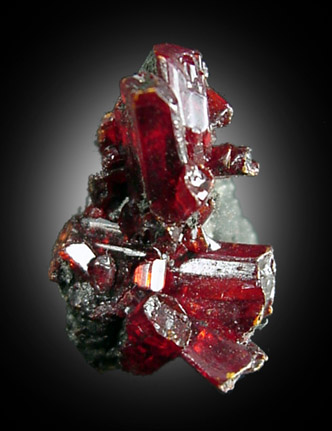 Realgar from Getchell Mine, Humboldt County, Nevada