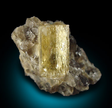 Beryl var. Heliodor from Slocum Quarry, East Hampton, Connecticut