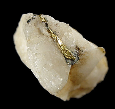 Gold in Quartz from Red Ledge Mine, Nevada County, California