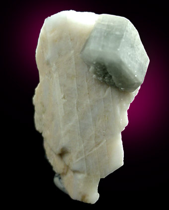 Fluorapatite from Emmons Quarry, southeastern slope of Uncle Tom Mountain,  Greenwood, Oxford County, Maine