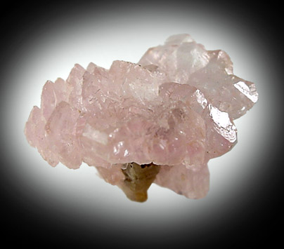 Quartz var. Rose Quartz crystals from Alto da Pitorra, Laranjeiras, Galilia, Minas Gerais, Brazil