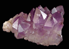 Quartz var. Amethyst from Saltman Prospect, Camp Encore, Sweden, Oxford County, Maine