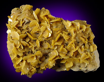 Wulfenite from Bleiberg, Carinthia, Austria (Type Locality for Wulfenite)