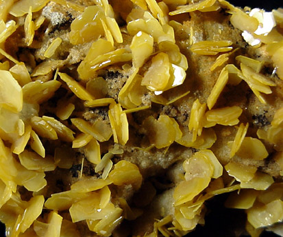 Wulfenite from Bleiberg, Carinthia, Austria (Type Locality for Wulfenite)