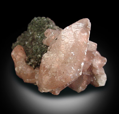 Copper in Calcite from Centennial Mine, Keweenaw Peninsula, Michigan