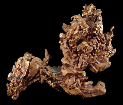 Copper from Mountain City District, Elko County, Nevada