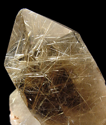 Quartz var. Rutilated from Teofilo Otoni, Minas Gerais, Brazil