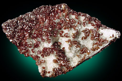 Siderite on Quartz from Bucker Mine, Cornwall, England