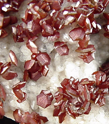 Siderite on Quartz from Bucker Mine, Cornwall, England