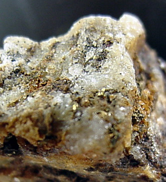 Gold in Quartz from Bridge Hill Mine, Go Gama, Ontario, Canada