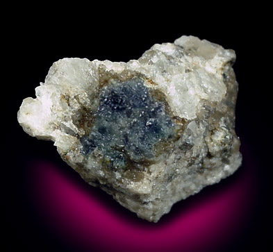 Cordierite var. Iolite in matrix from Haddam, Middlesex County, Connecticut