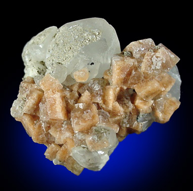 Chabazite and Calcite from Upper New Street Quarry, Paterson, Passaic County, New Jersey