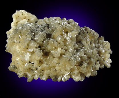 Calcite on Stilbite from Riker Hill, Livingston, Essex County, New Jersey