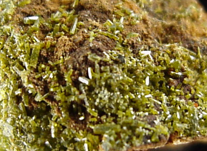 Pyromorphite from Wheatley Mine, Phoenixville, Pennsylvania