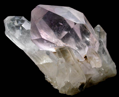 Quartz var. Amethyst from Pelham, Hampshire County, Massachusetts