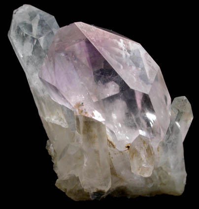 Quartz var. Amethyst from Pelham, Hampshire County, Massachusetts