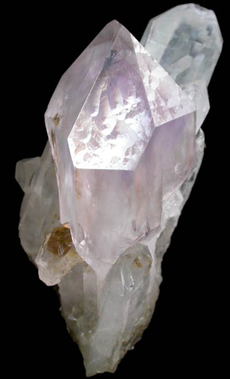 Quartz var. Amethyst from Pelham, Hampshire County, Massachusetts