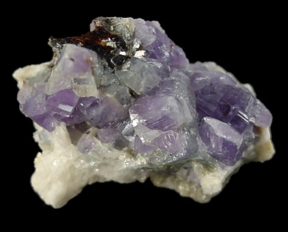 Fluorapatite on Albite from Plain Jane Pocket, Emmons Quarry, Uncle Tom Mountain,  Greenwood, Oxford County, Maine
