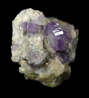 Fluorapatite on Albite from Plain Jane Pocket, Emmons Quarry, Uncle Tom Mountain,  Greenwood, Oxford County, Maine