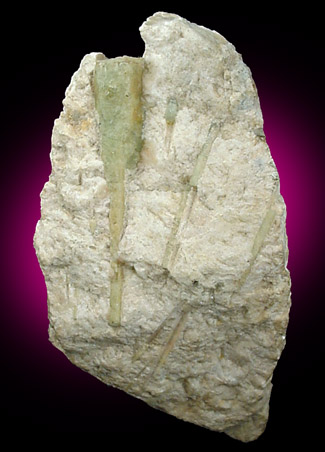 Beryl in Albite from near Lake Willoughby, Orleans County, Vermont