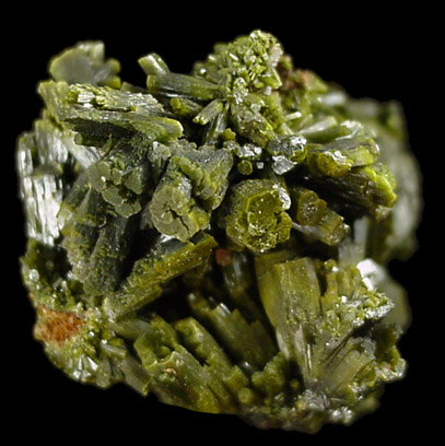 Pyromorphite from Wheatley Mine, Phoenixville, Pennsylvania